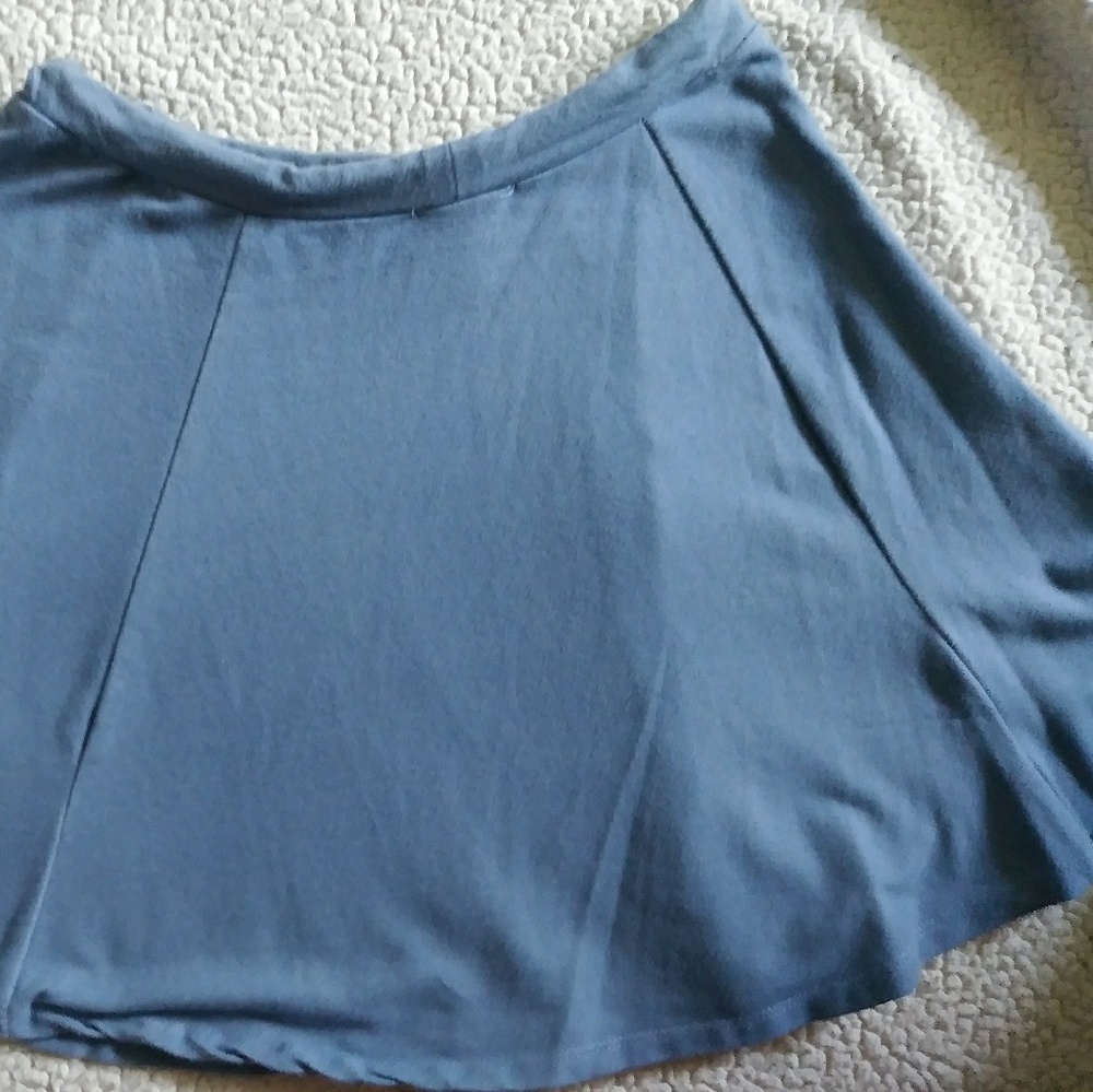 Light blue circle skirt